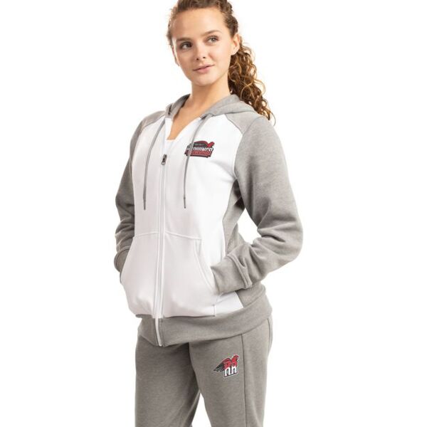 Ladies Three-Season Fleece Full Zip Hoodie Thumbnail
