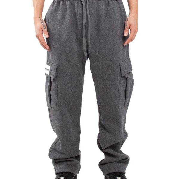 Unisex Fleece Cargo Pocket Sweatpants Thumbnail